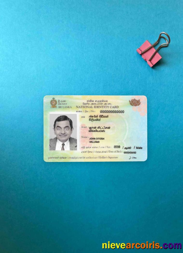 Sri Lanka ID photolook
